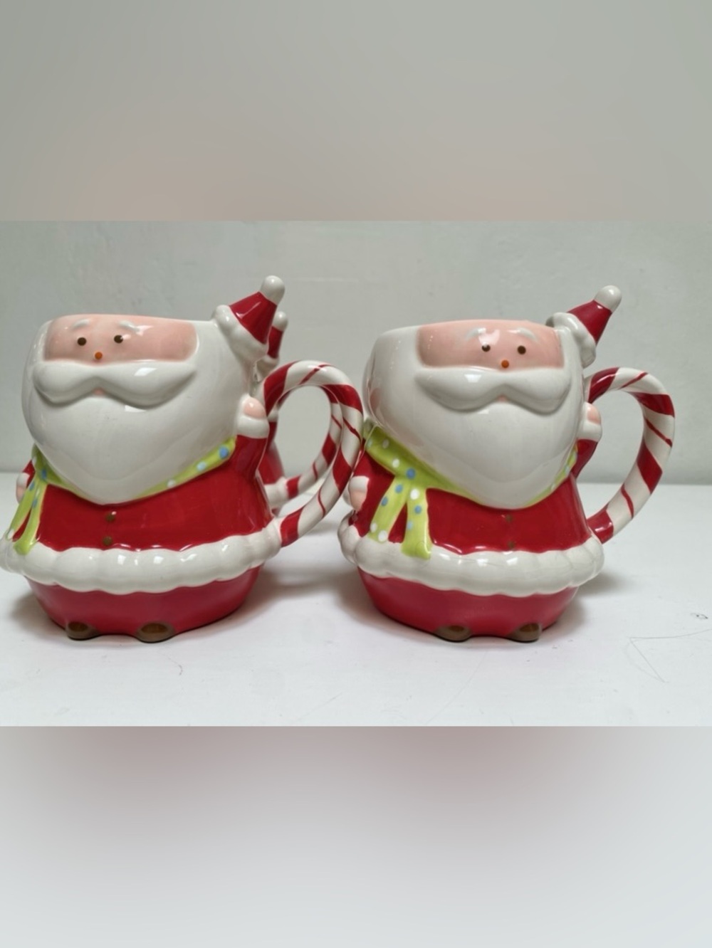 Christmas SANTA CLAUS MUG CUP Target BEMERRY Holiday 2008 RETIRED CANDY CANE HAT